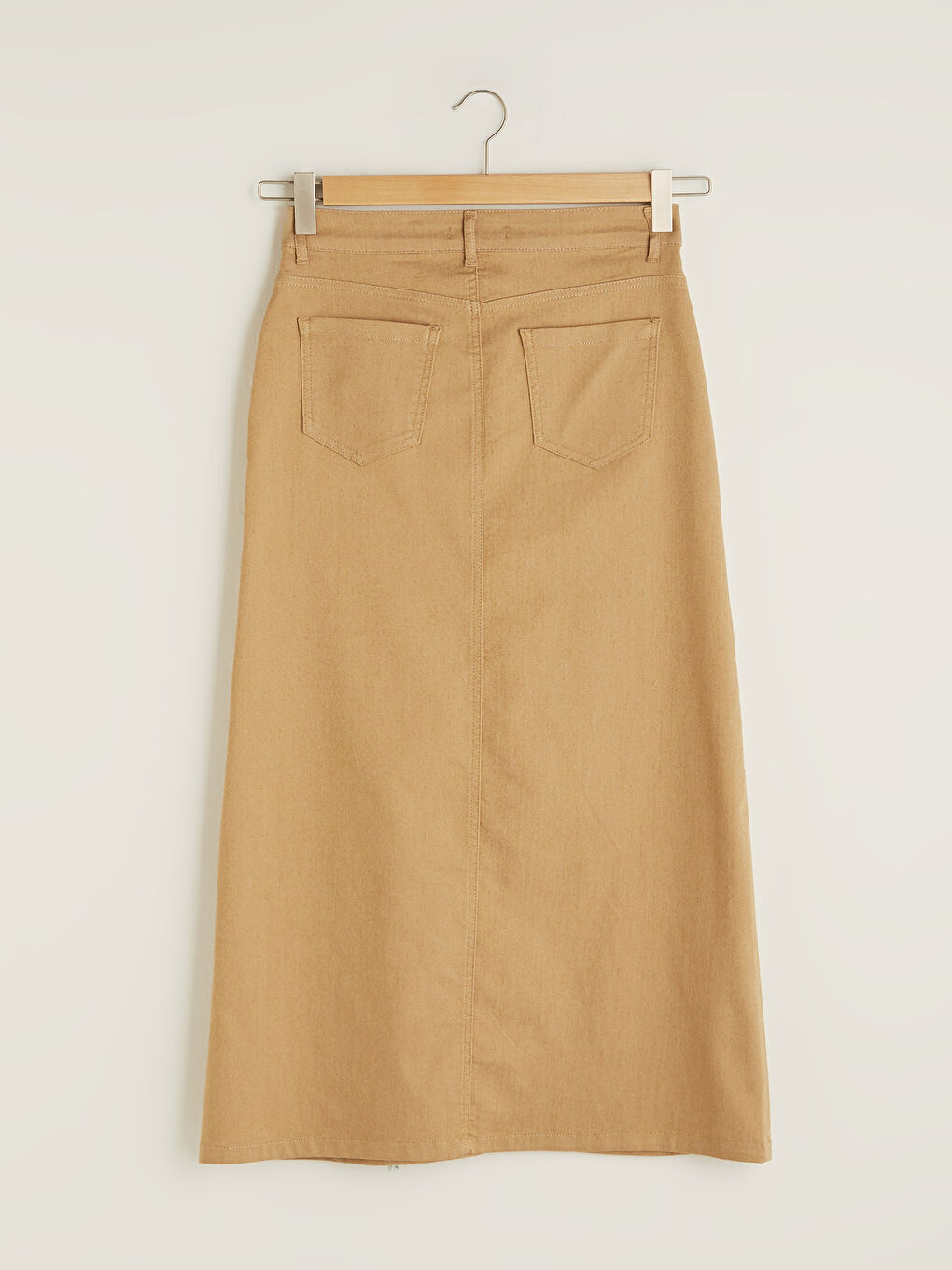 جيبة قماش جبردين بتفاصيل جيوب للسيدات-6