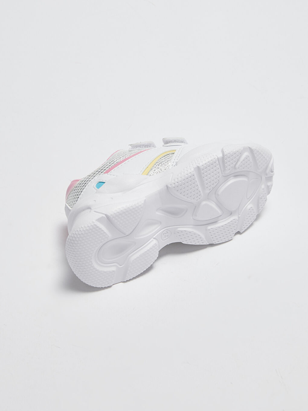 Beyaz File Detaylı Cırt Cırtlı Kız Bebek Spor Ayakkabı-3