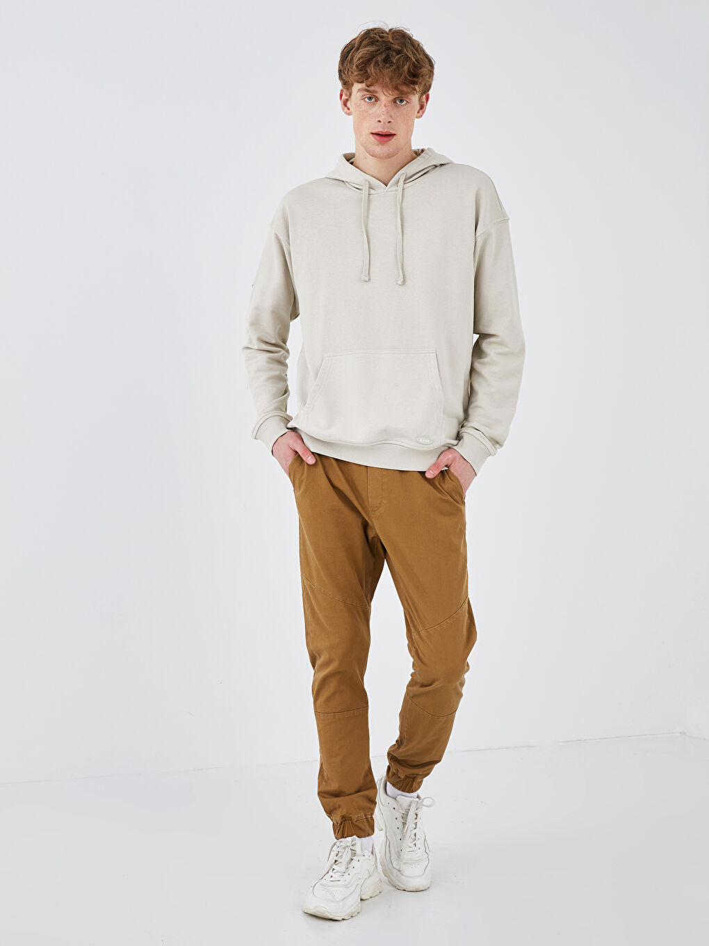 XSIDE Oversize Hooded Long Sleeve Men's Hoodie -S1FF69Z8-MBP