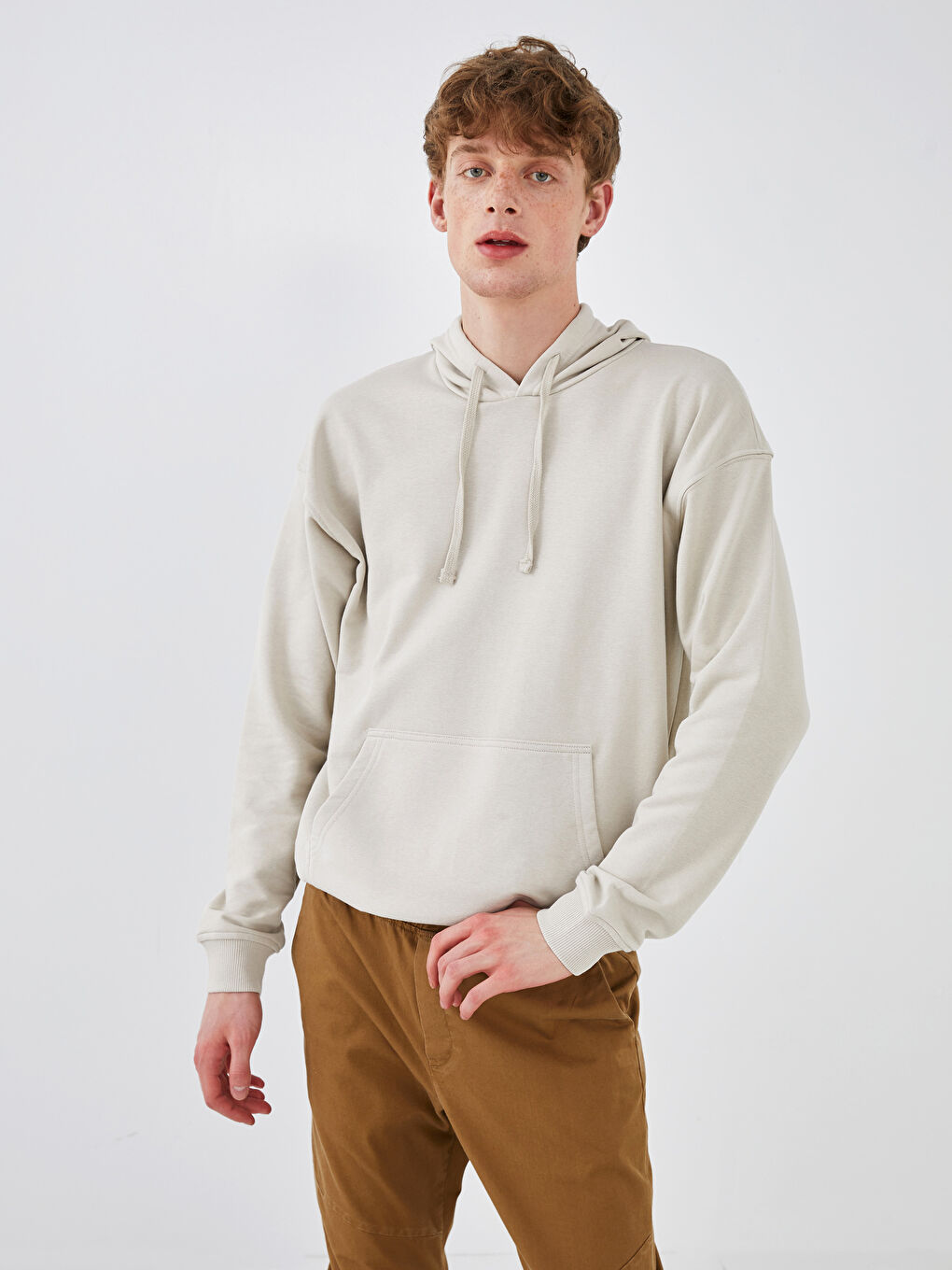 XSIDE Oversize Hooded Long Sleeve Men's Hoodie -S1FF69Z8-MBP