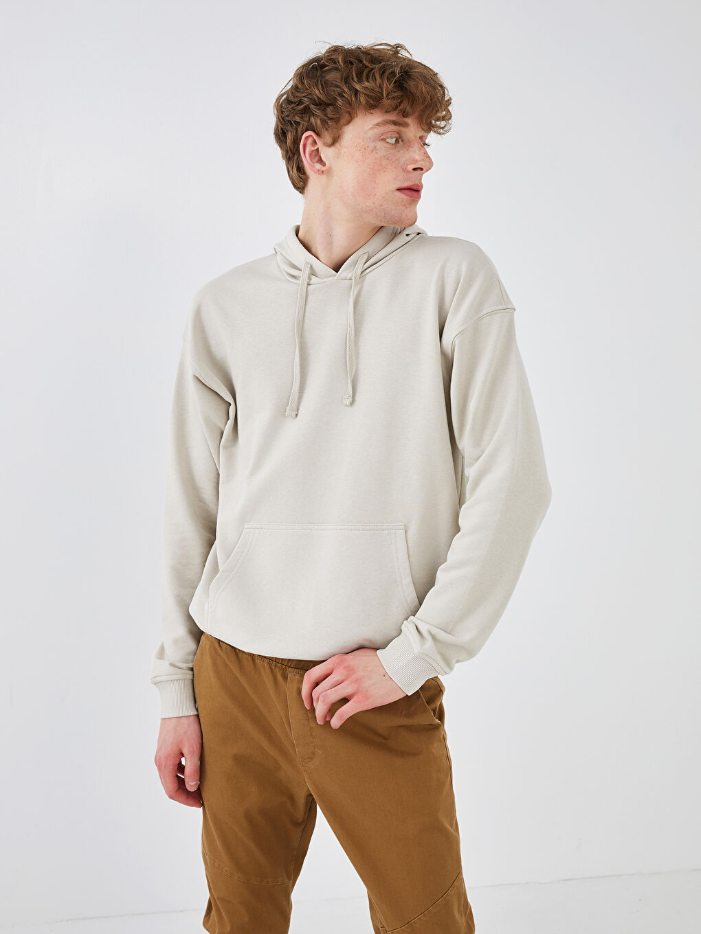 XSIDE Oversize Hooded Long Sleeve Men's Hoodie -S1FF69Z8-MBP