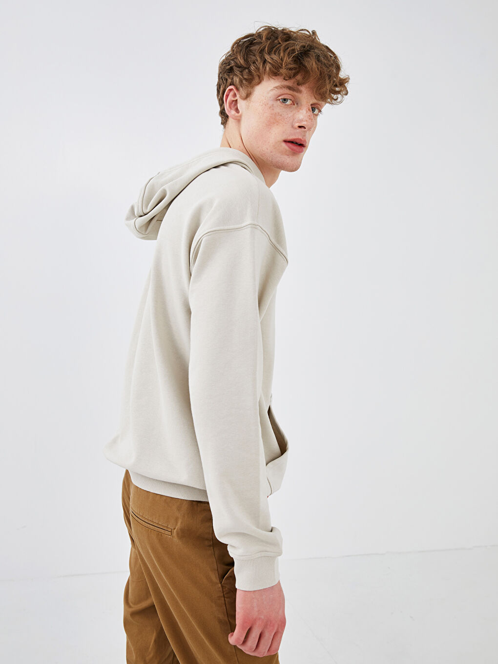 XSIDE Oversize Hooded Long Sleeve Men's Hoodie -S1FF69Z8-MBP