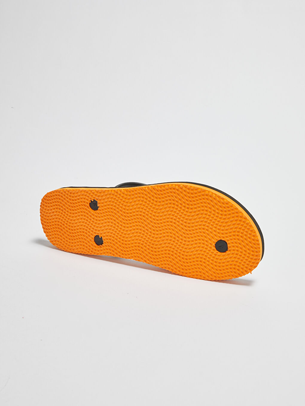 Siyah Baskılı Parmak Arası Erkek Plaj Terliği-3