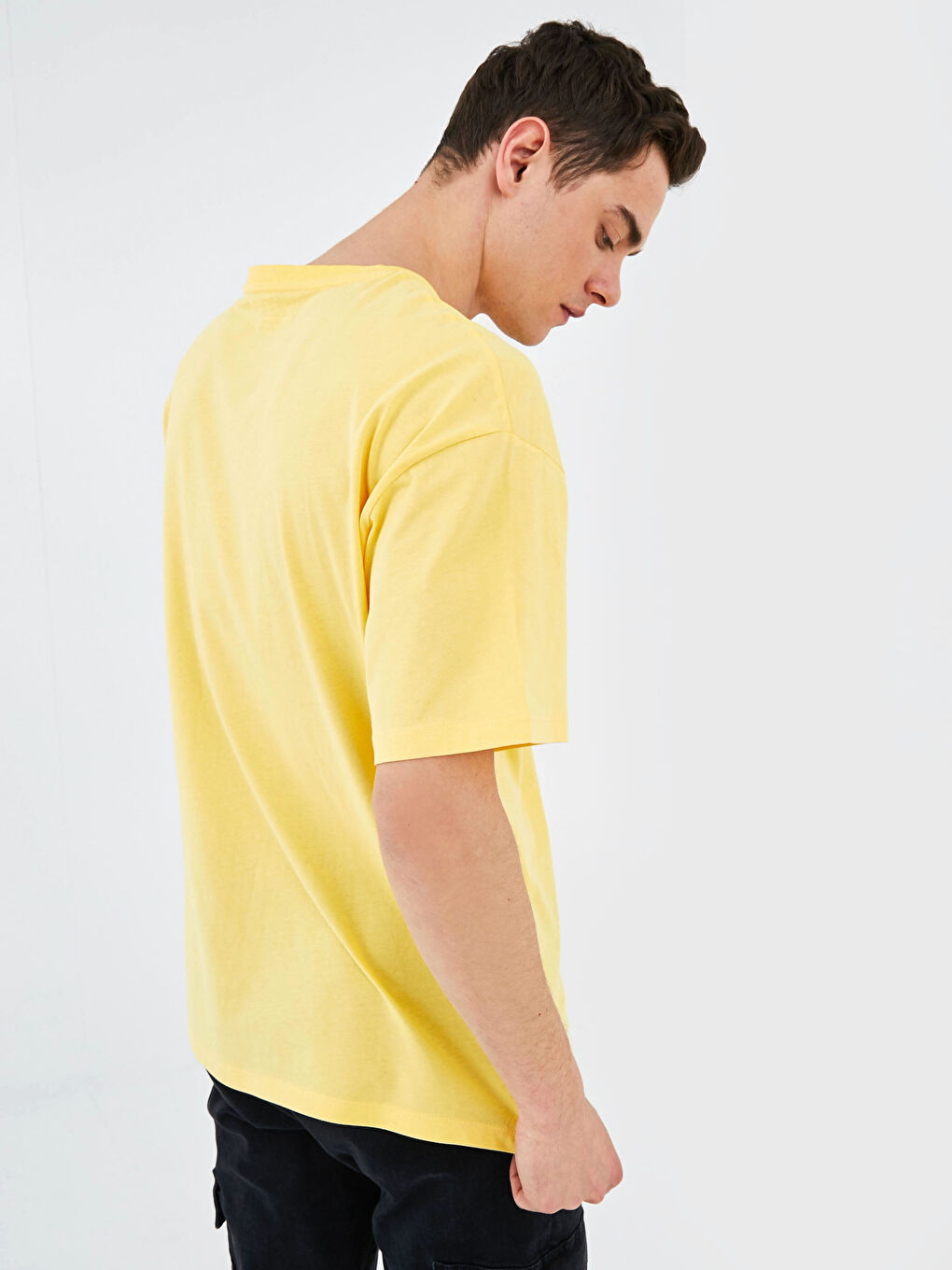 XSIDE Crew Neck Short Sleeve Patch Embroidered Combed Cotton Men's T-Shirt -S1FH03Z8-FSG