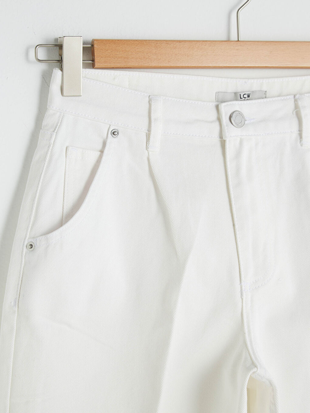 Beyaz Yüksek Bel Mercury Skinny Fit Kadın Jean Pantolon-6