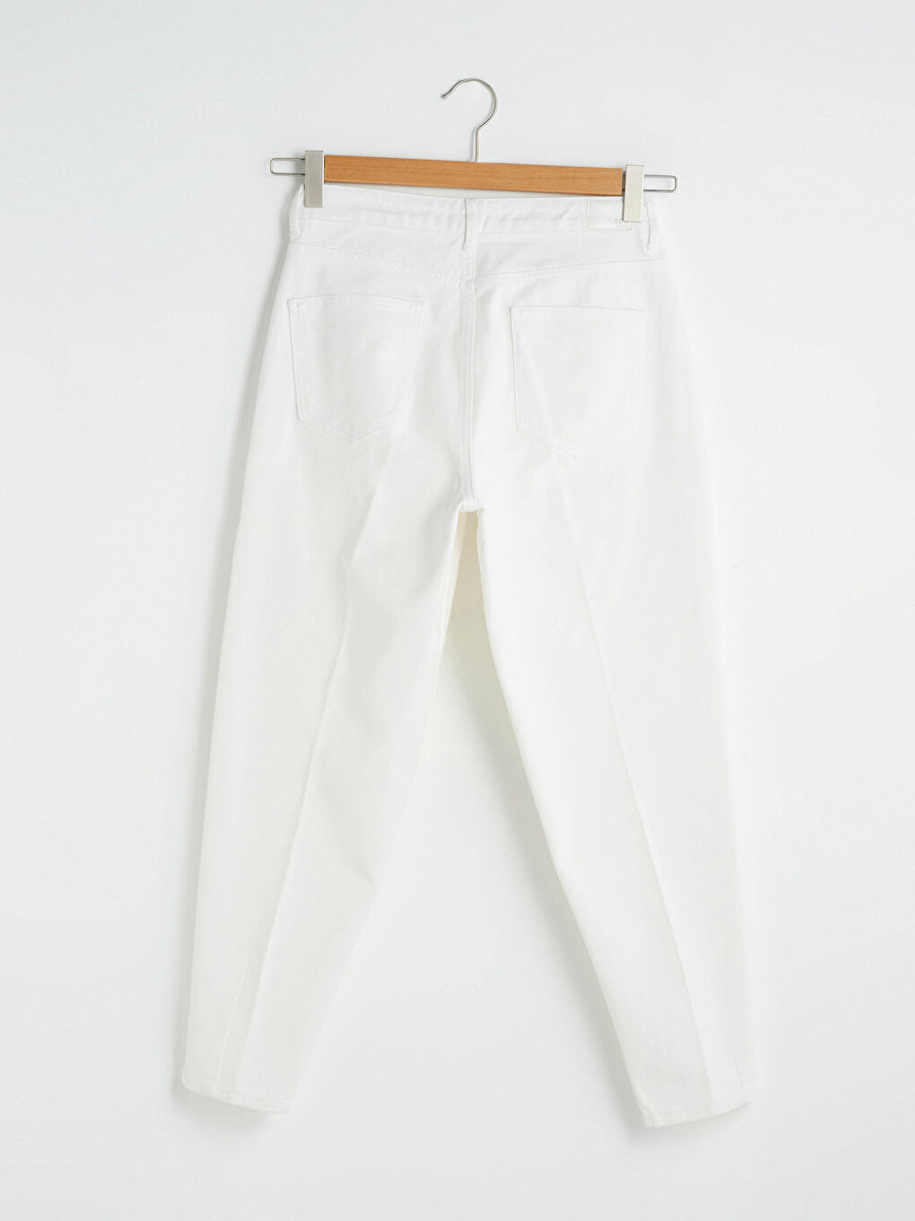 Beyaz Yüksek Bel Mercury Skinny Fit Kadın Jean Pantolon-7