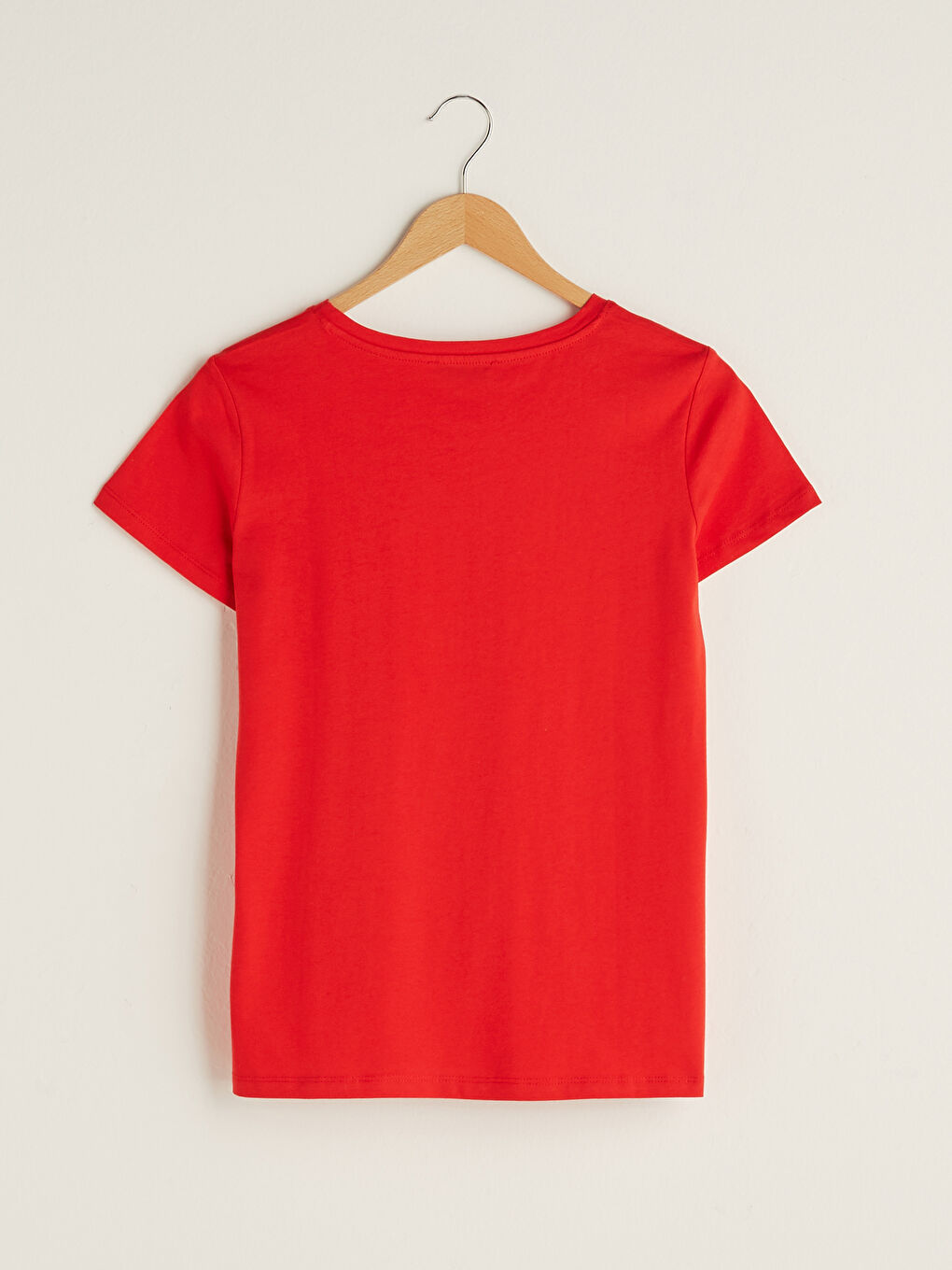 Женская футболка с круглым вырезом и короткими рукавами с принтом-6