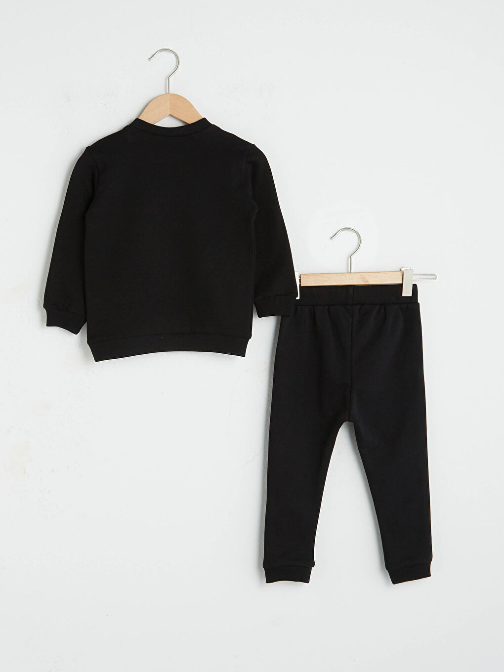 Crew Neck Long Sleeve Nasa Printed Baby Boy Sweatshirt and Trousers 2-Piece Set-1