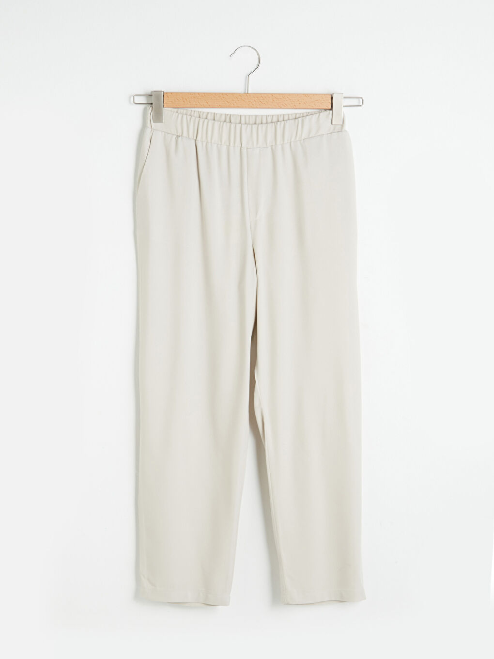 LCW Modest Elastic Waist Comfort Fit Harem Trousers for Women -S1FL66Z8-RNZ