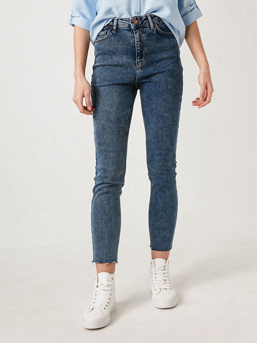 جينز عالي الخصر جوبيتر نحيف للغاية للسيدات-2