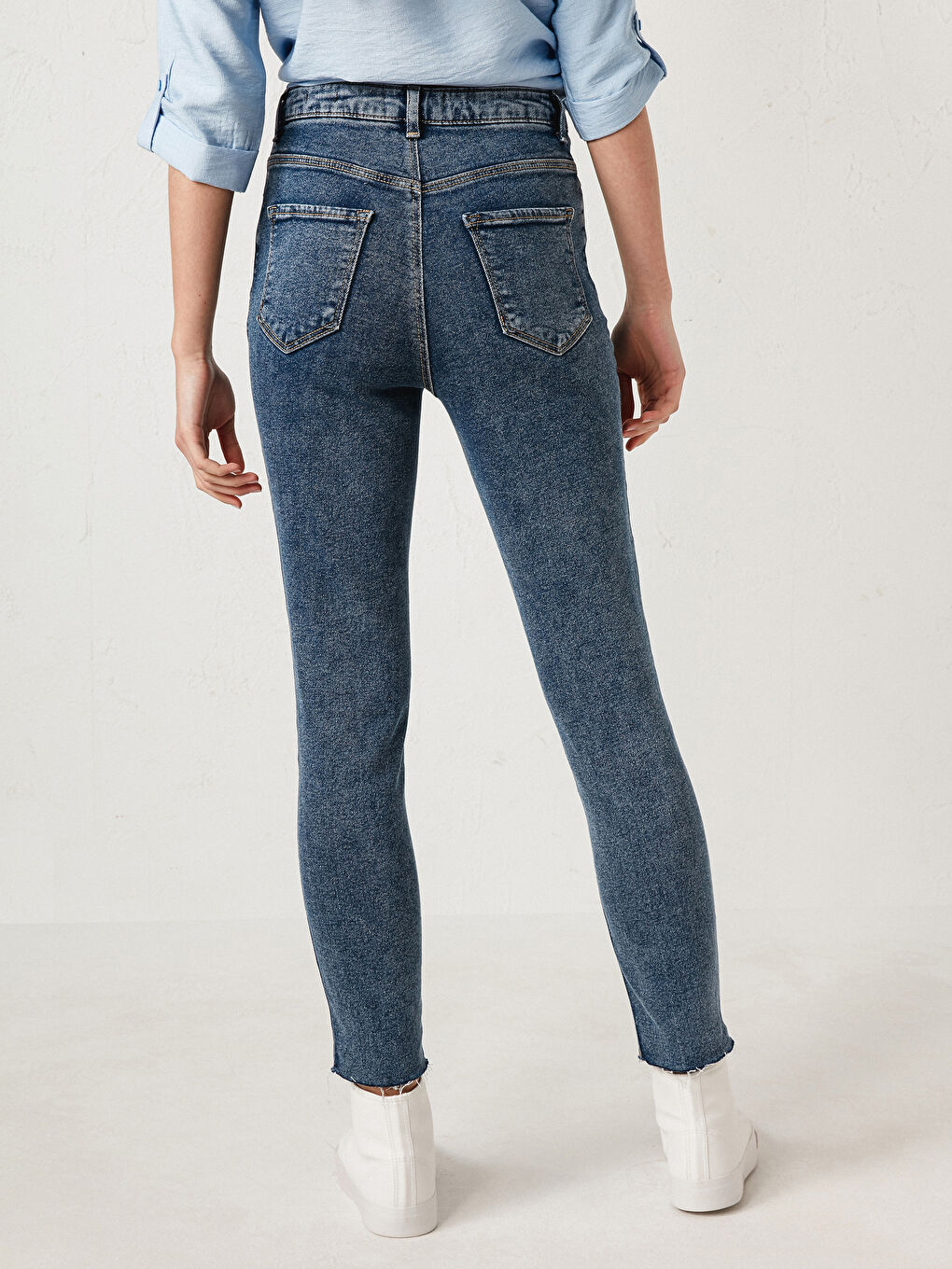 جينز عالي الخصر جوبيتر نحيف للغاية للسيدات-3