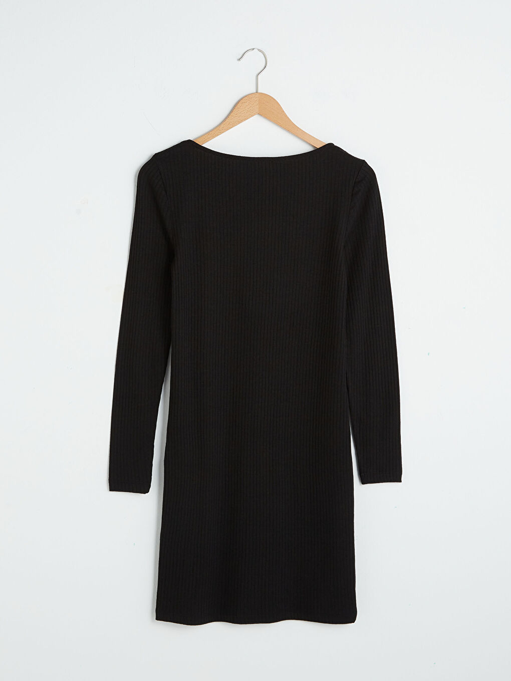 Square Neck Straight Long Sleeve Camisole Women Dress-7