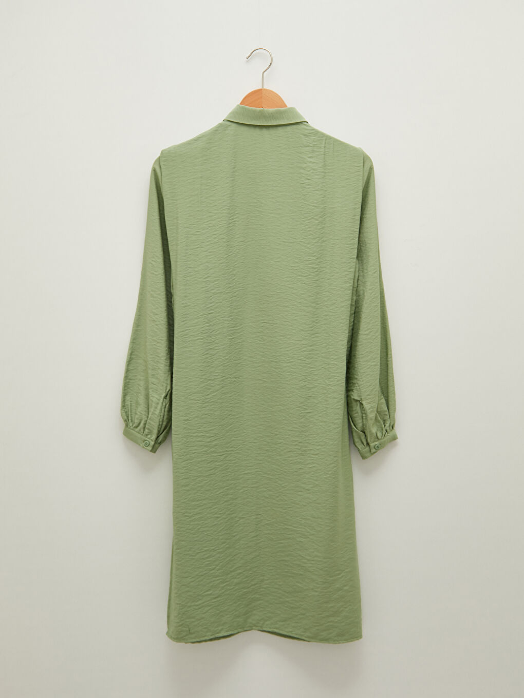 Plain Long Sleeve Oversize Women's Shirt Tunic-6