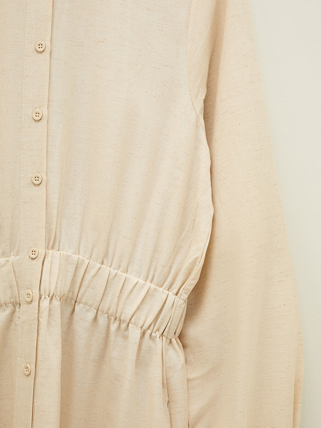 قميص تونيك للسيدات كم طويل سادة-6