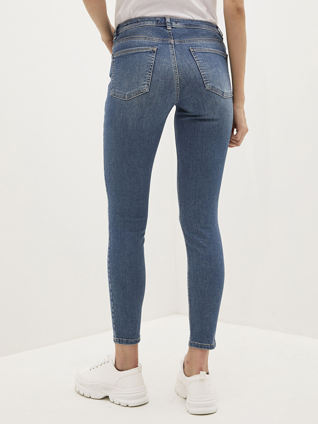 İndigo Mercury Skinny Fit Cep Detaylı Kadın Jean Pantolon-4