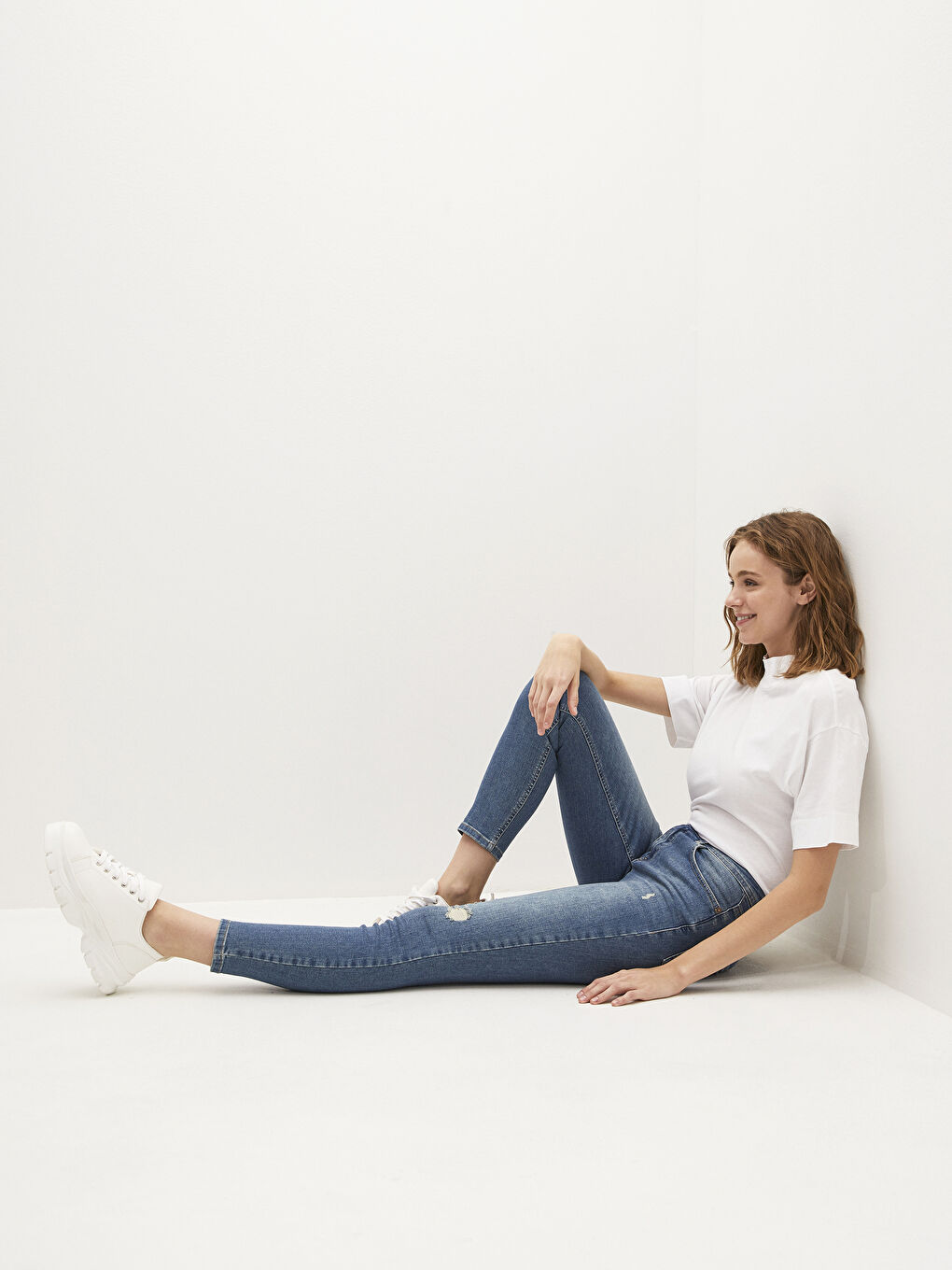 İndigo Mercury Skinny Fit Cep Detaylı Kadın Jean Pantolon-2