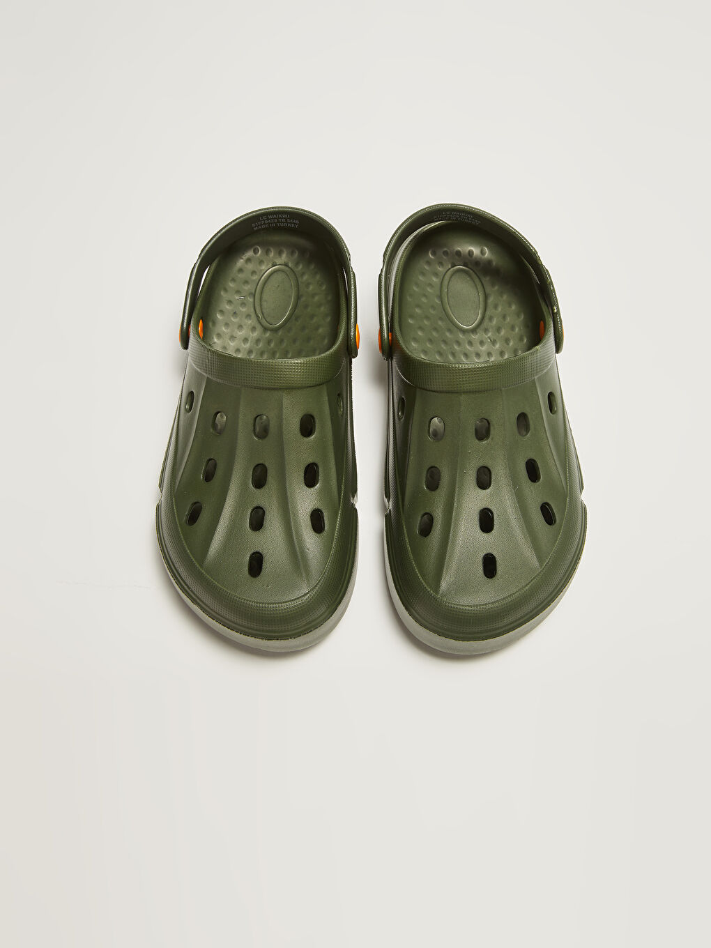 Haki Delikli Görünümlü Erkek Sandalet-2