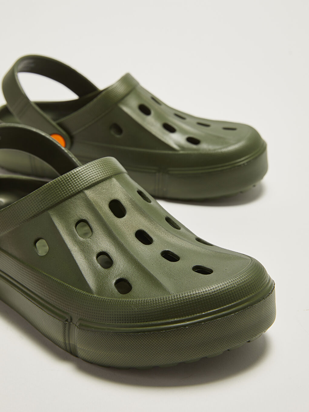 Haki Delikli Görünümlü Erkek Sandalet-3