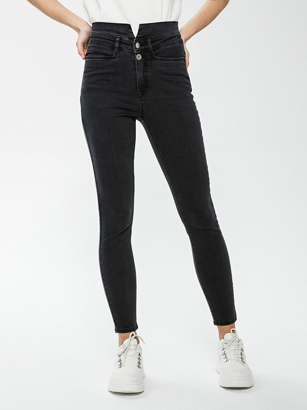 LCW Vision High Waisted Jupiter Super Skinny Fit Women's Jeans -S1FP17Z8-327