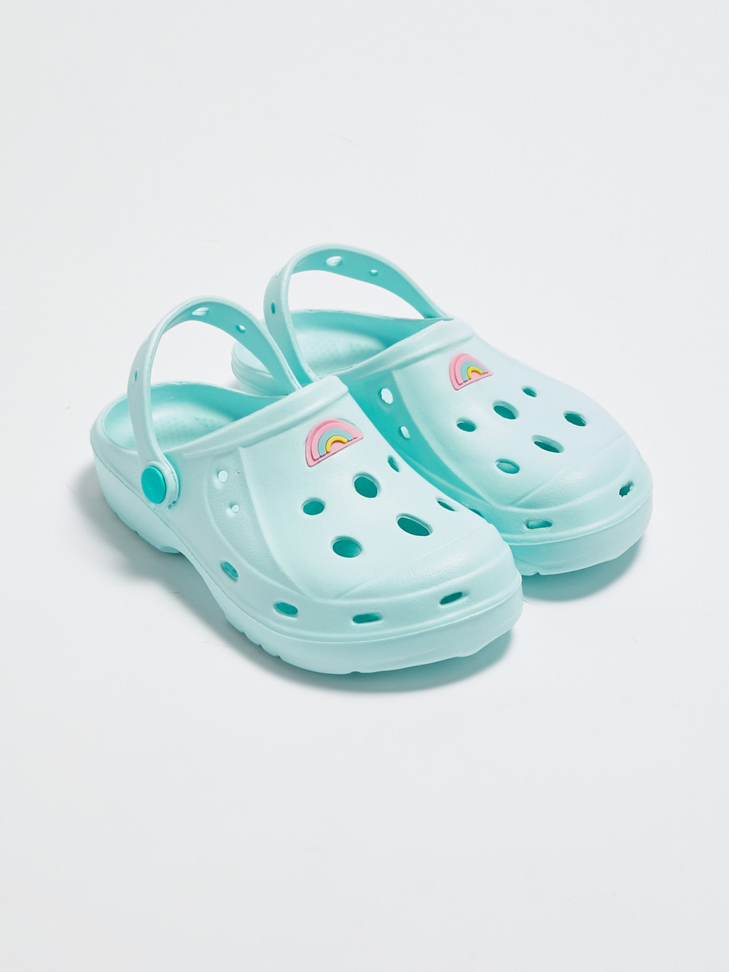 Perforated Look Girl Sandals