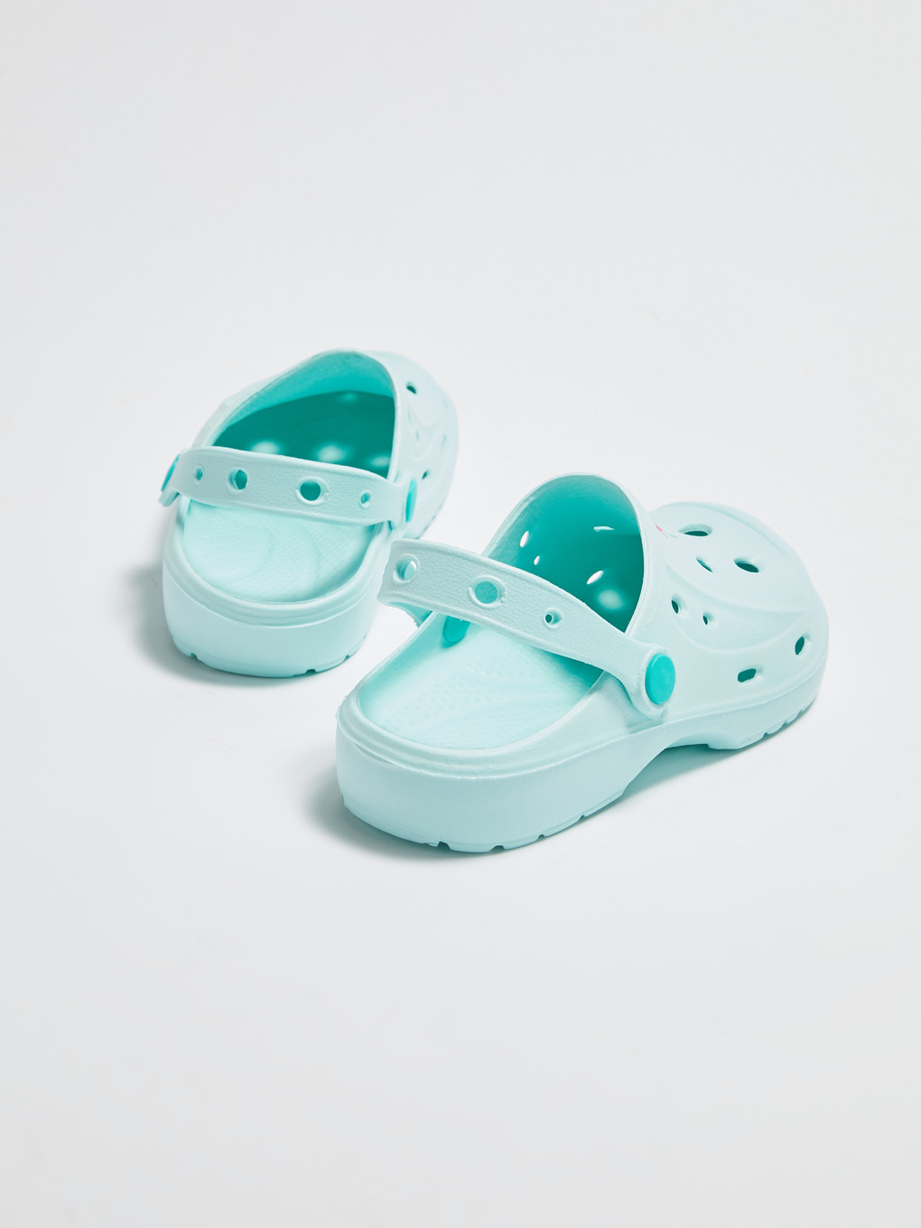 Perforated Look Girl Sandals-4
