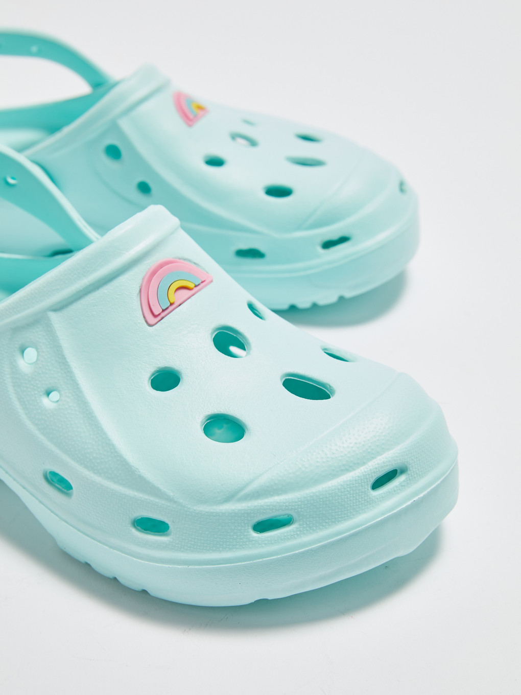 Perforated Look Girl Sandals-5