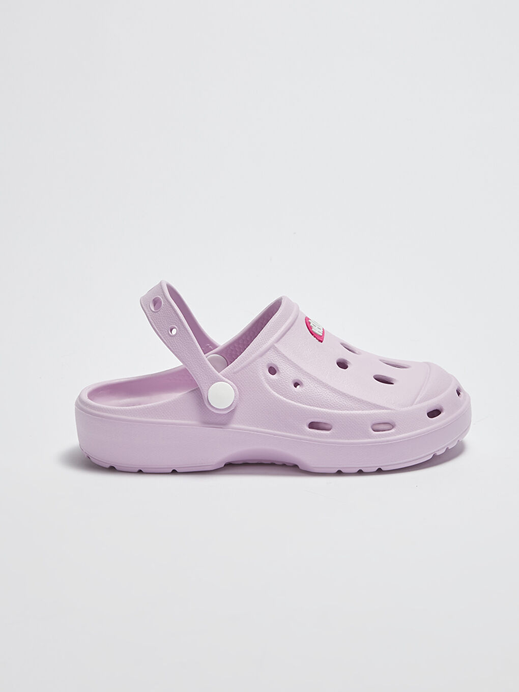 Lila Delikli Görünümlü Kız Çocuk Sandalet-1