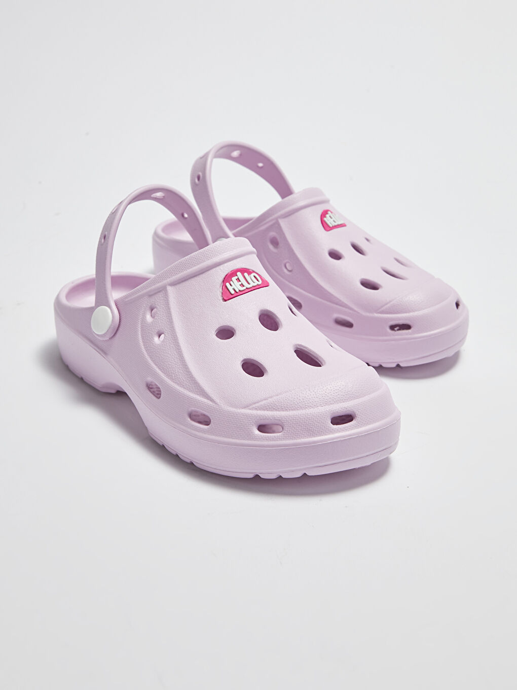 Lila Delikli Görünümlü Kız Çocuk Sandalet-2