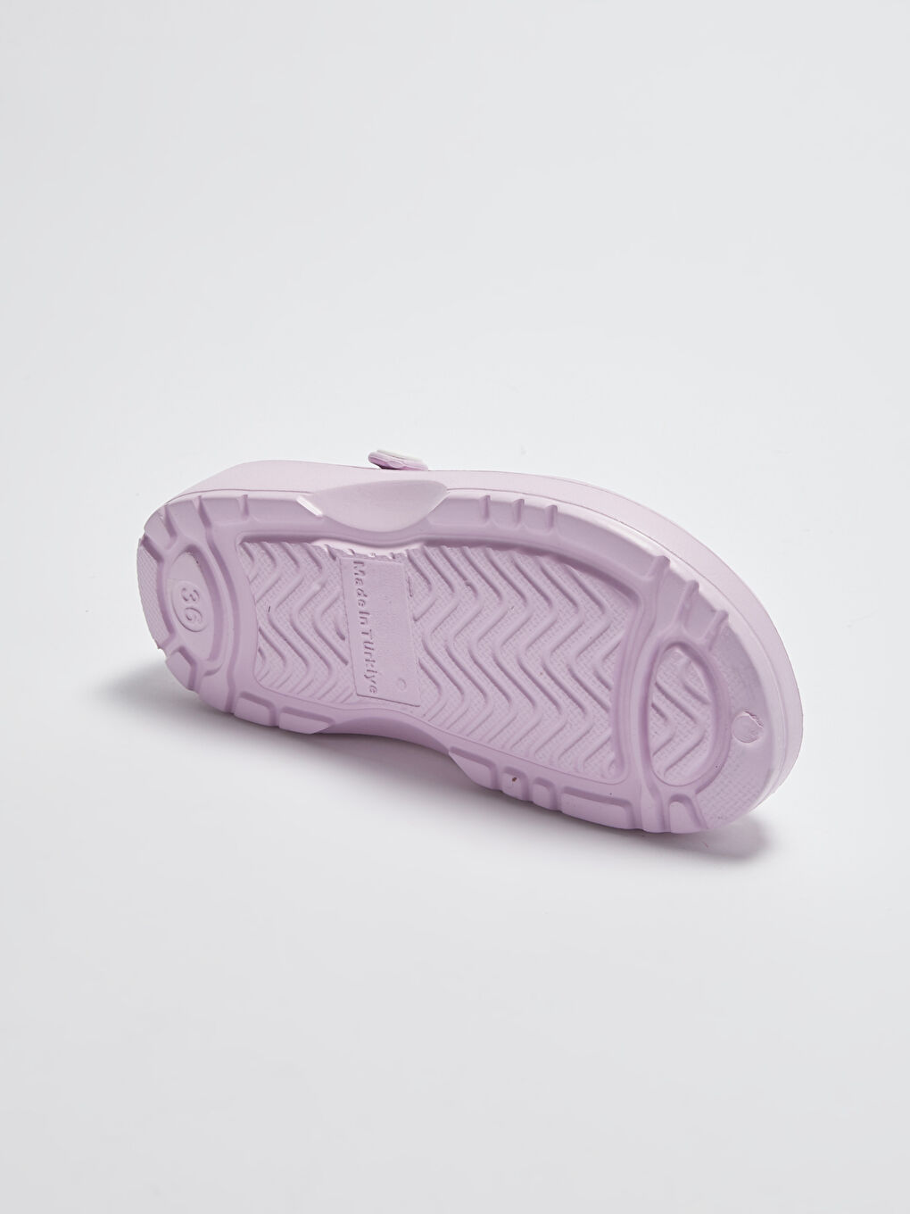 Lila Delikli Görünümlü Kız Çocuk Sandalet-3