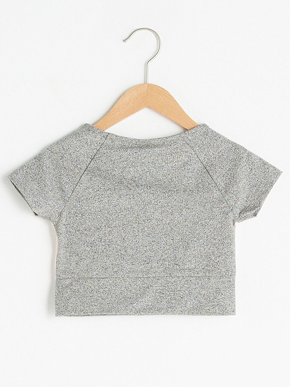 LCW baby Crew Neck Short Sleeve Color Block Baby Girl T-Shirt -S1FP86Z1-CT3
