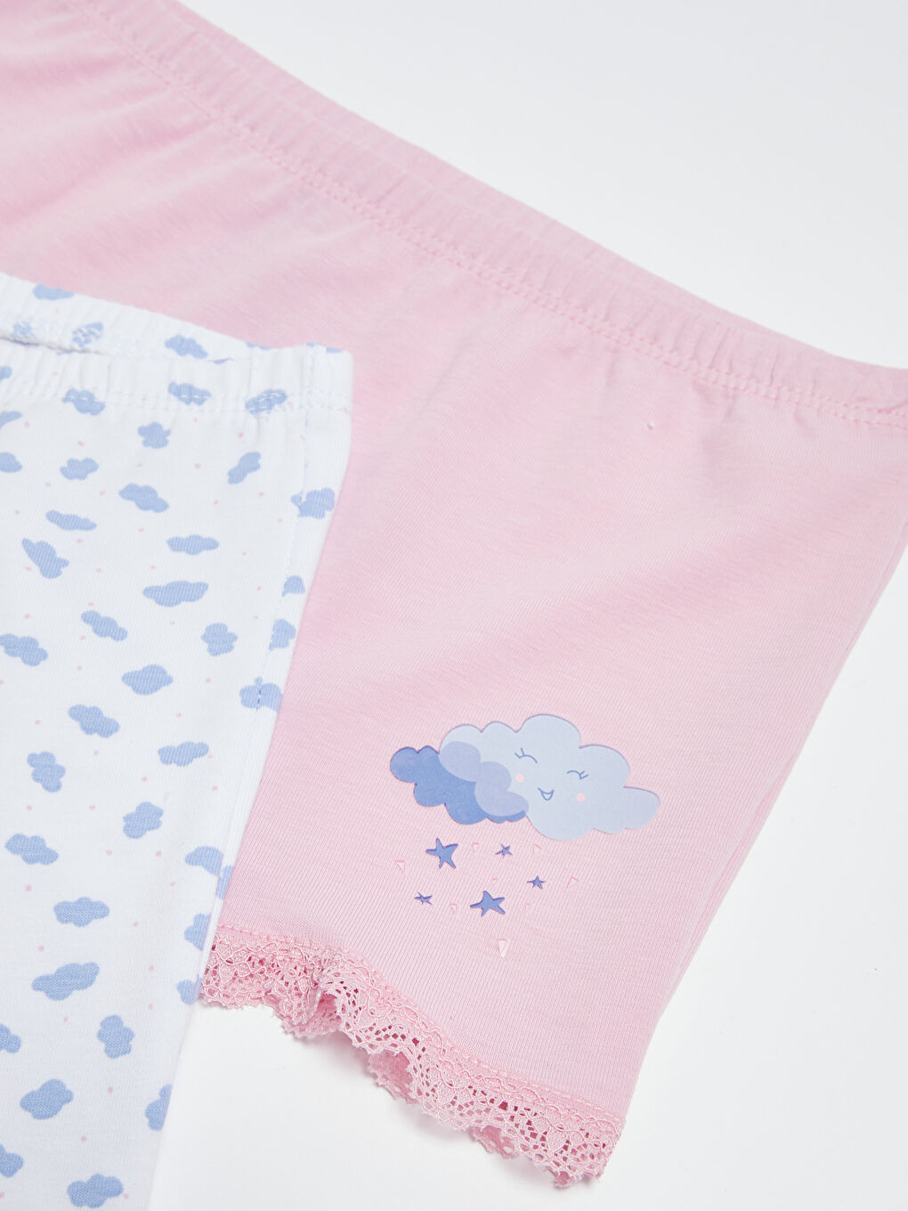 Pembe Pamuklu Kız Çocuk Boxer 3'lü-2