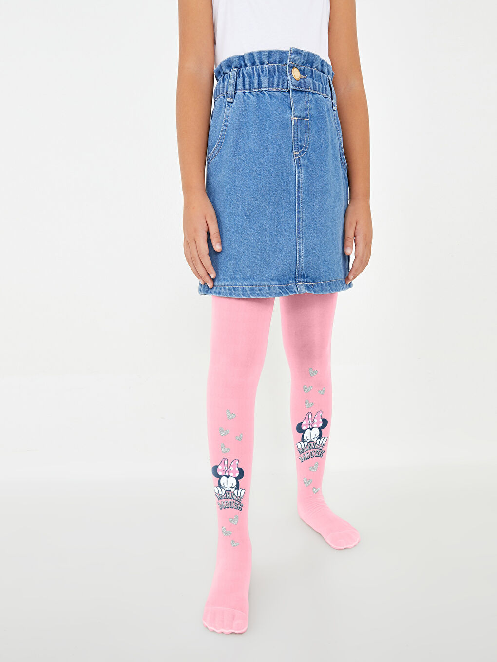 Collants Fins Fille Motif Minnie Mouse