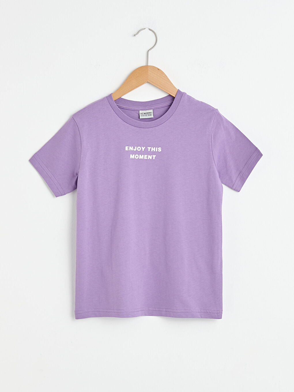 Crew Neck Basic Short Sleeve Cotton Boy T-shirt