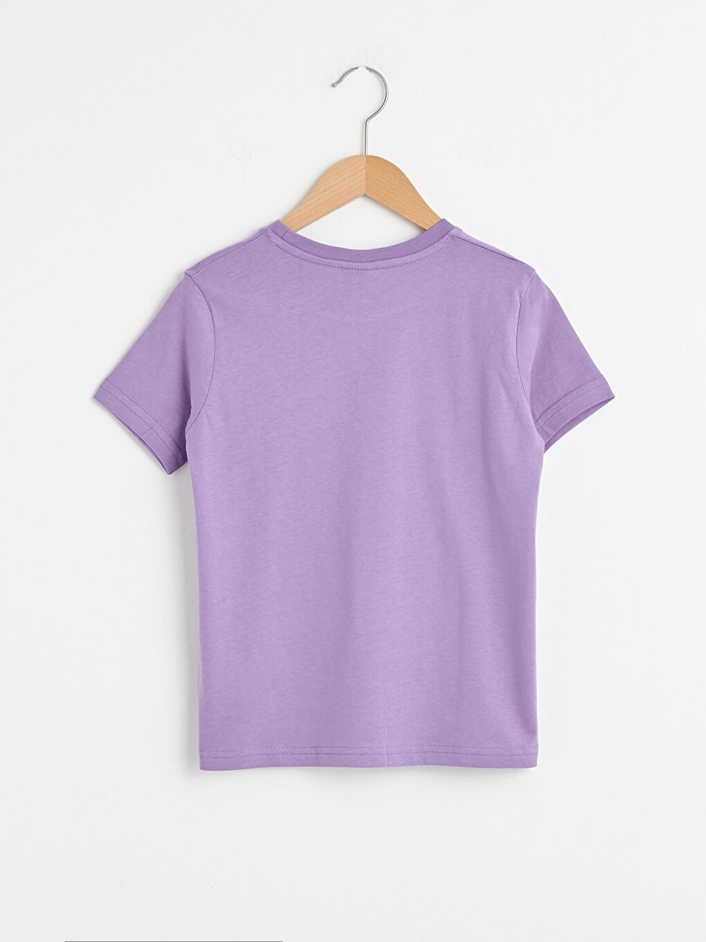 Crew Neck Basic Short Sleeve Cotton Boy T-shirt-1