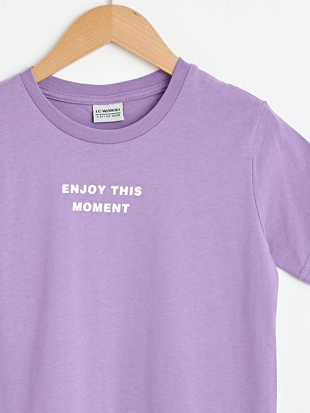 Crew Neck Basic Short Sleeve Cotton Boy T-shirt-2