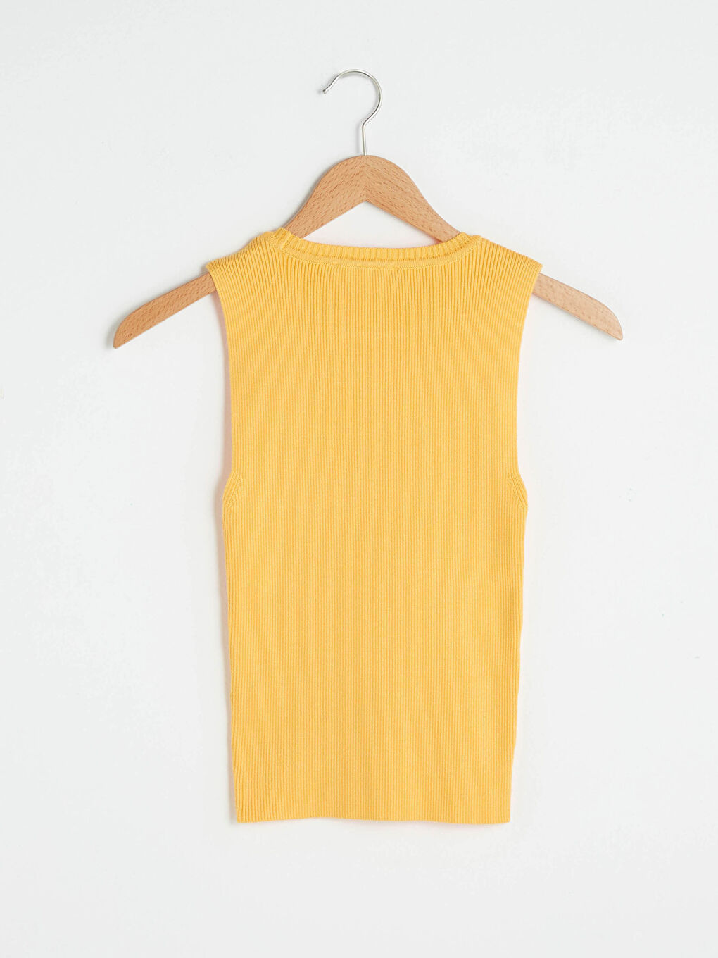 Débardeur en Tricot Uni à Col Rond pour Femmes-16