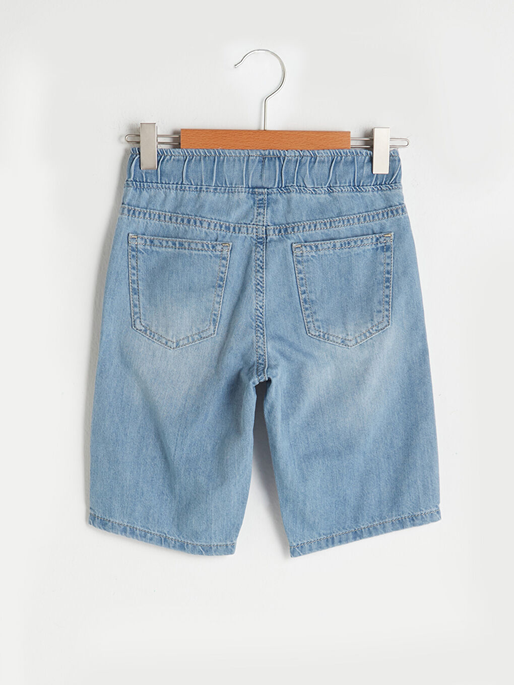 شورت دِنيم بخصر مطاطي للأولاد-1