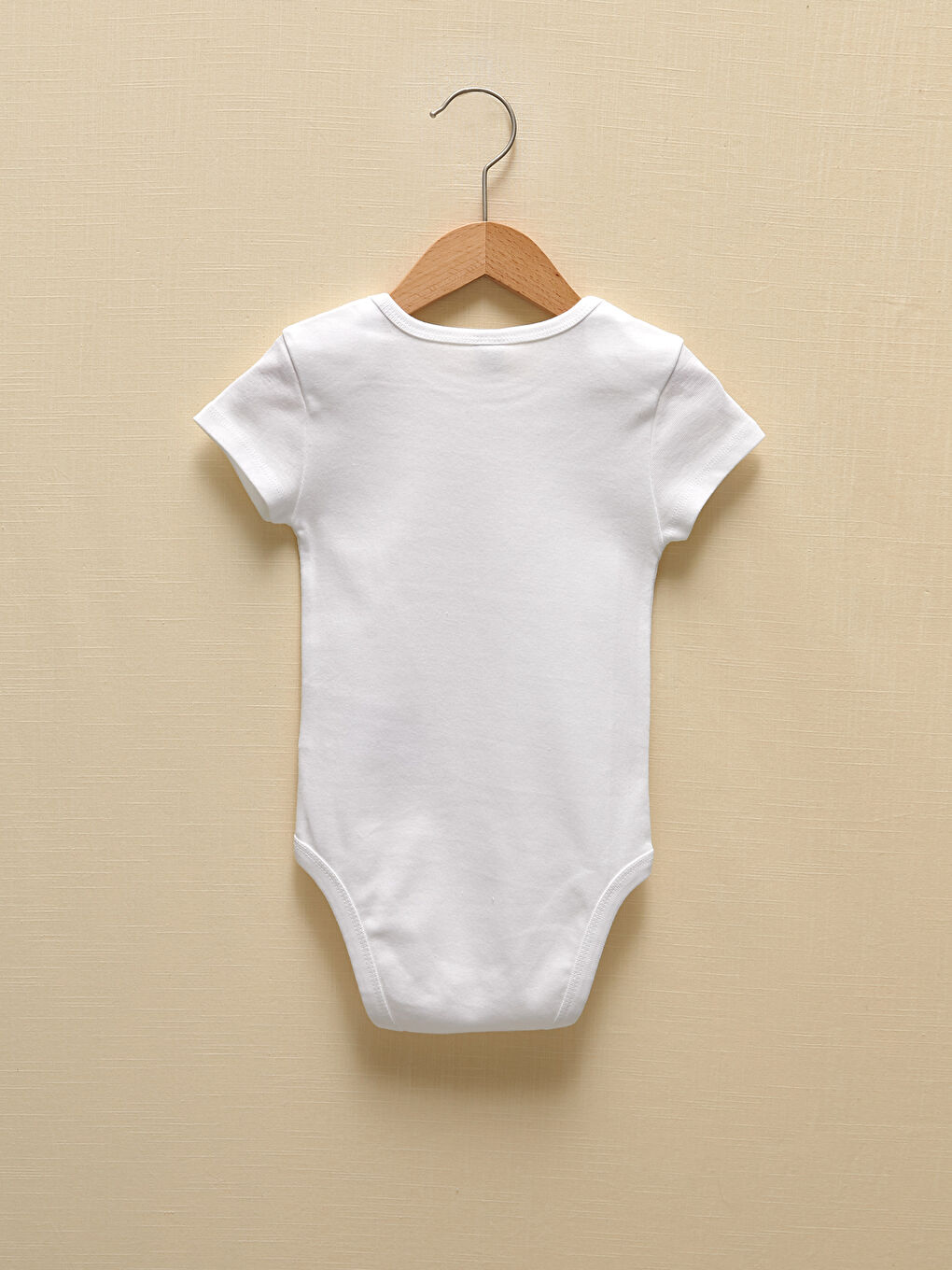 LCW baby Body Bébé Basique Uni à Manches Courtes et Col Rond avec Boutons-Pression Lot de 2 -S1FR77Z1-E5X