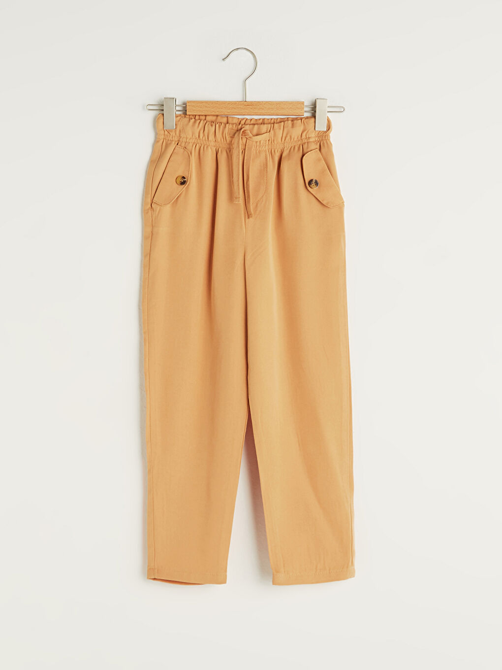 بنطلون أساسي للبنات بخصر مرن