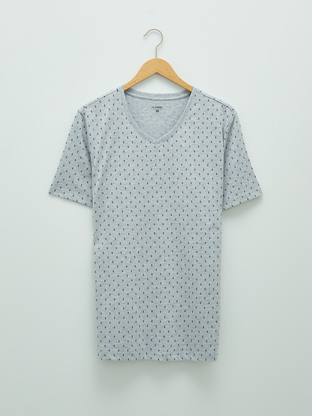 Gri Standart Kalıp Erkek Pijama Takımı-6