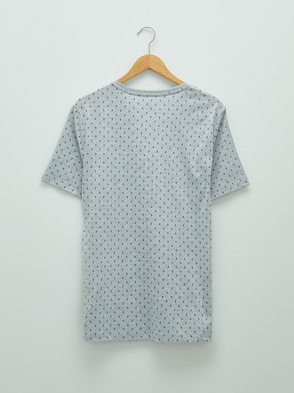 Gri Standart Kalıp Erkek Pijama Takımı-8