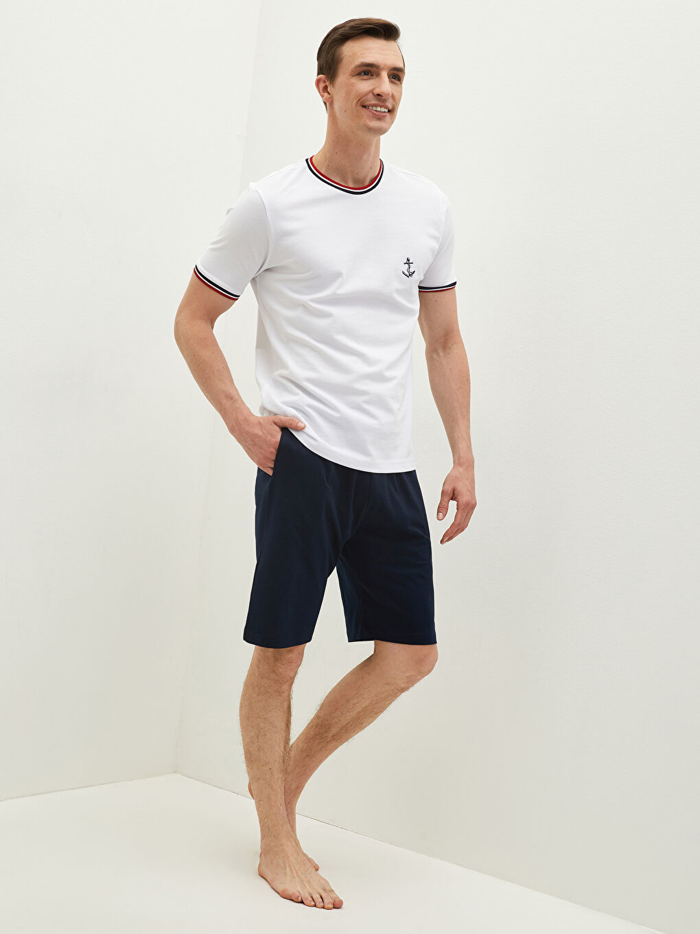Regular Fit Men's Short Pyjama Set