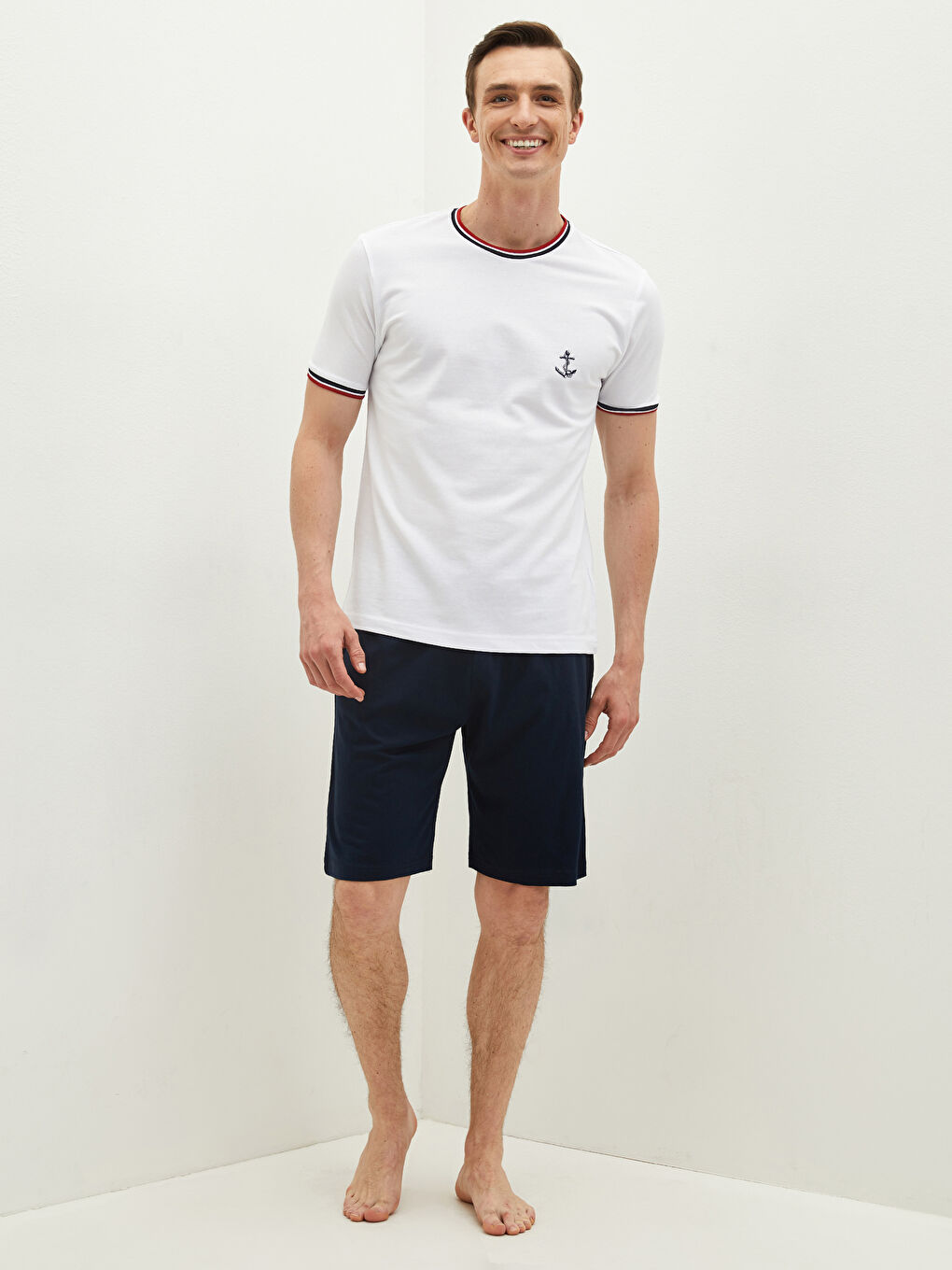 Regular Fit Men's Short Pyjama Set-1