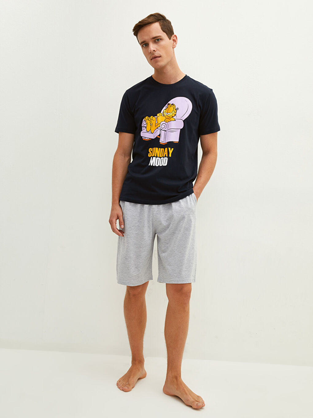 Ensemble pyjama court pour Hommes à coupe régulière