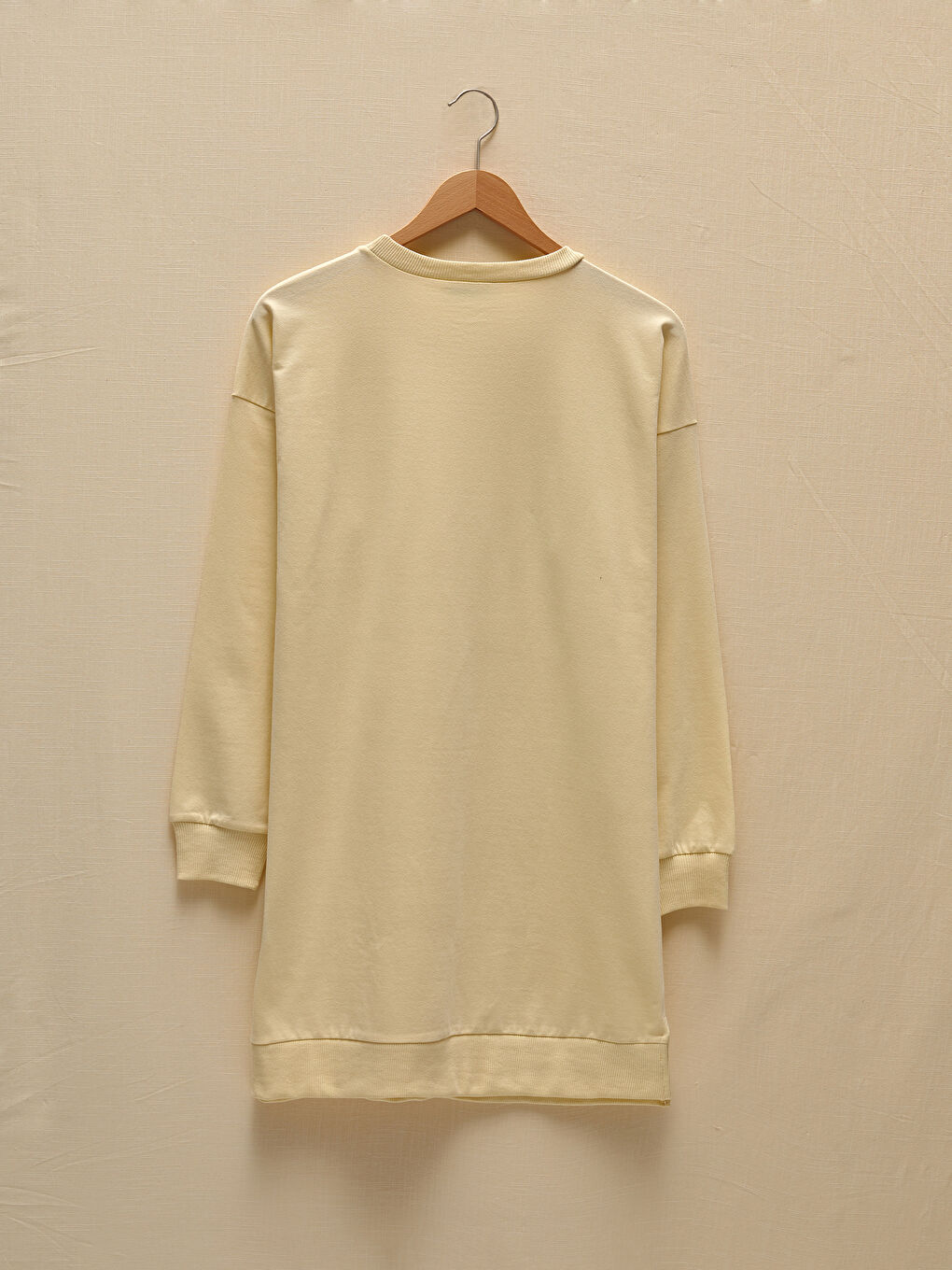 Crew Neck Printed Long Sleeve Women's Tunic-7