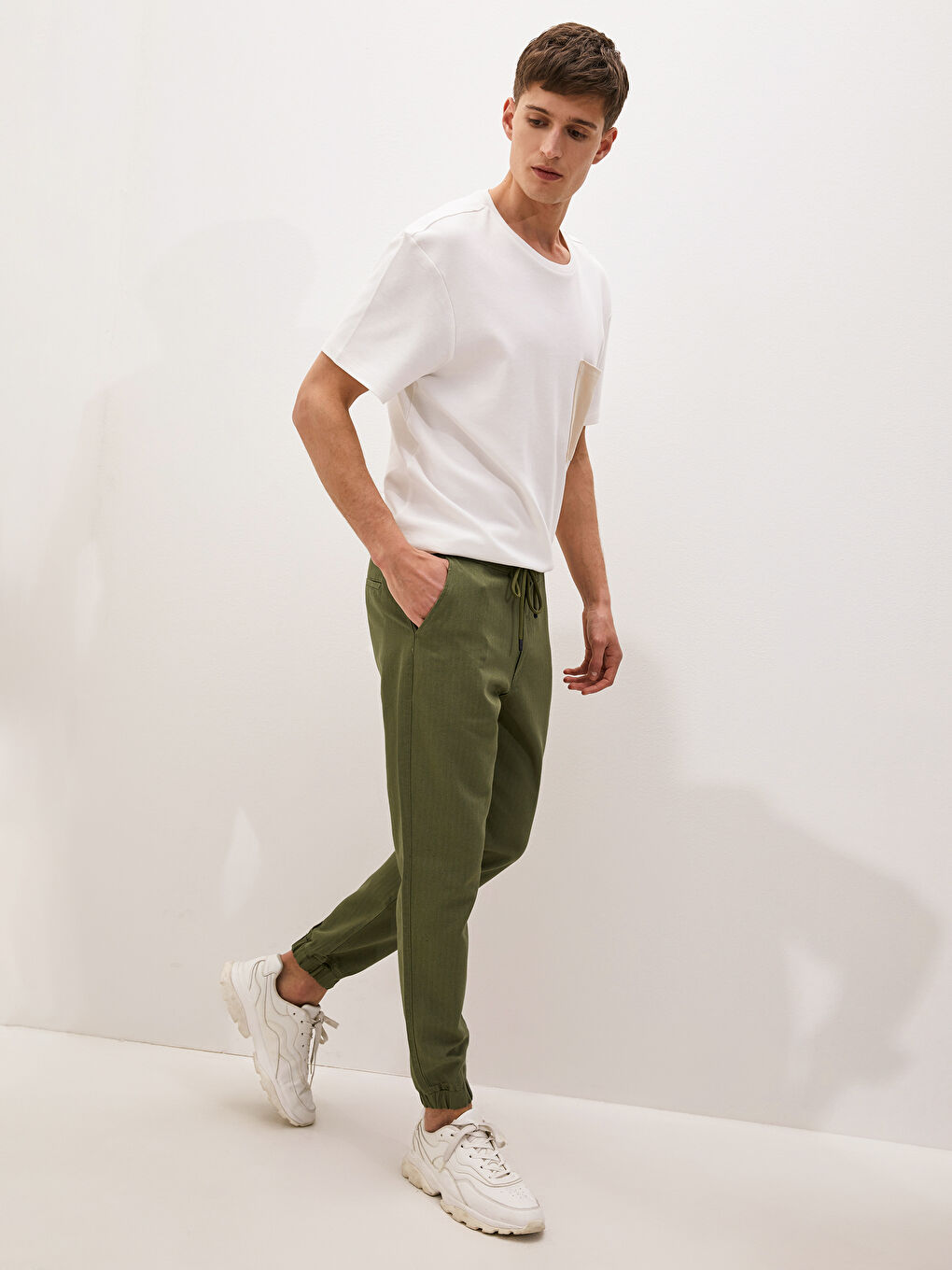 Slim Fit Men's Jogger Trousers-1
