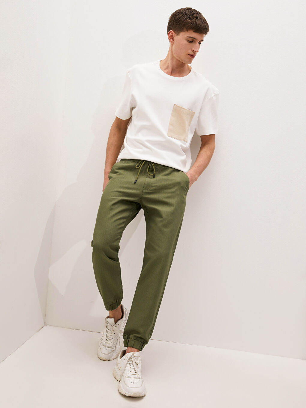 Slim Fit Men's Jogger Trousers-2