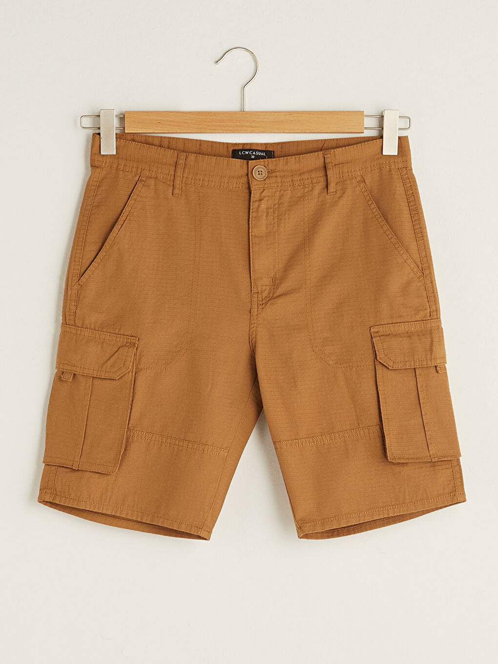 شورت برمودا للرجال بقصة عادية-5