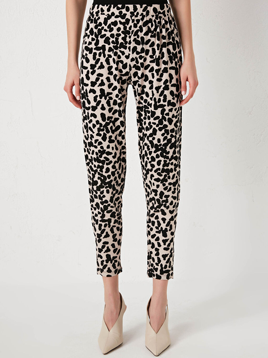 Elastic Waist Patterned Women's Tracksuit Bottoms-9