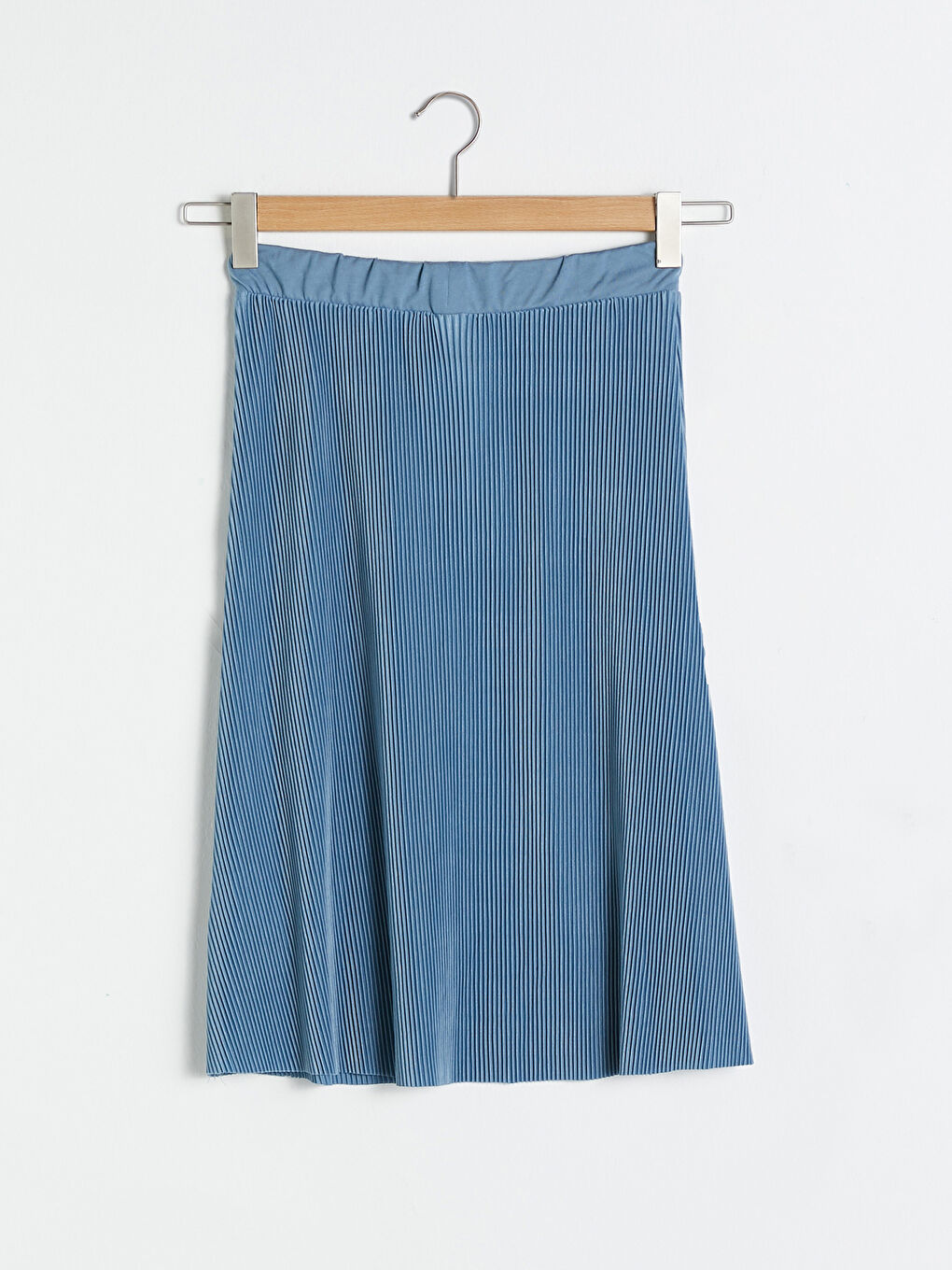 تنورة مكشكشة بخصر مطاطي للنساء-5